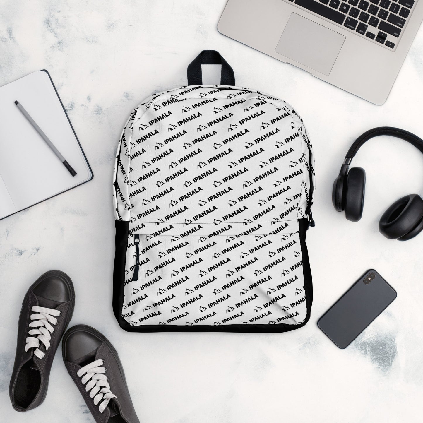 Logo Pattern Backpack