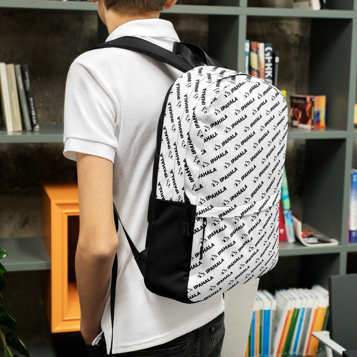 Logo Pattern Backpack