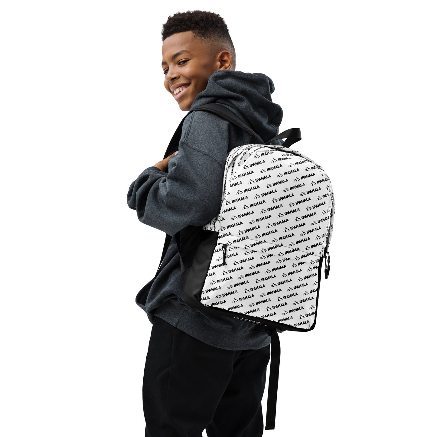 Logo Pattern Backpack