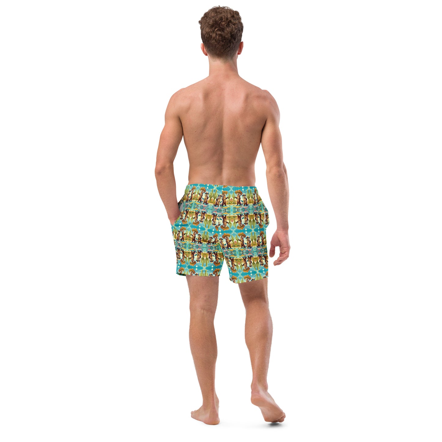 Otter Buddies - Men's swim trunks