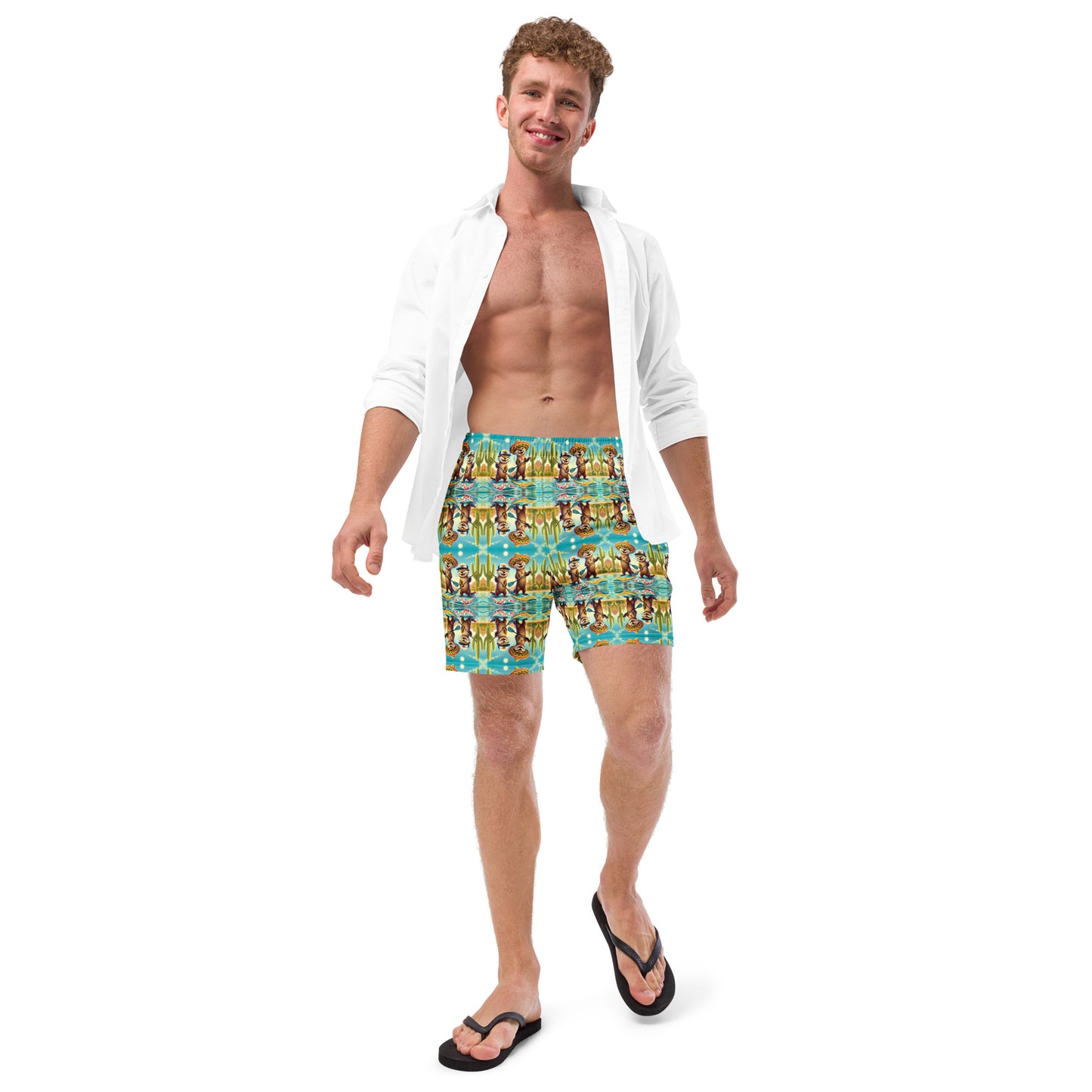 Otter Buddies - Men's swim trunks