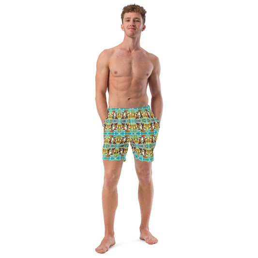 Otter Buddies - Men's swim trunks