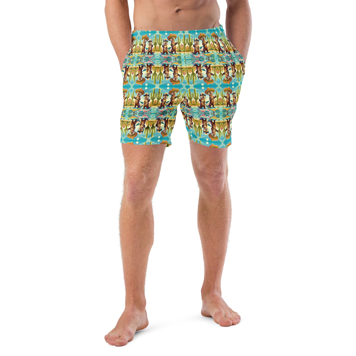 Otter Buddies - Men's swim trunks