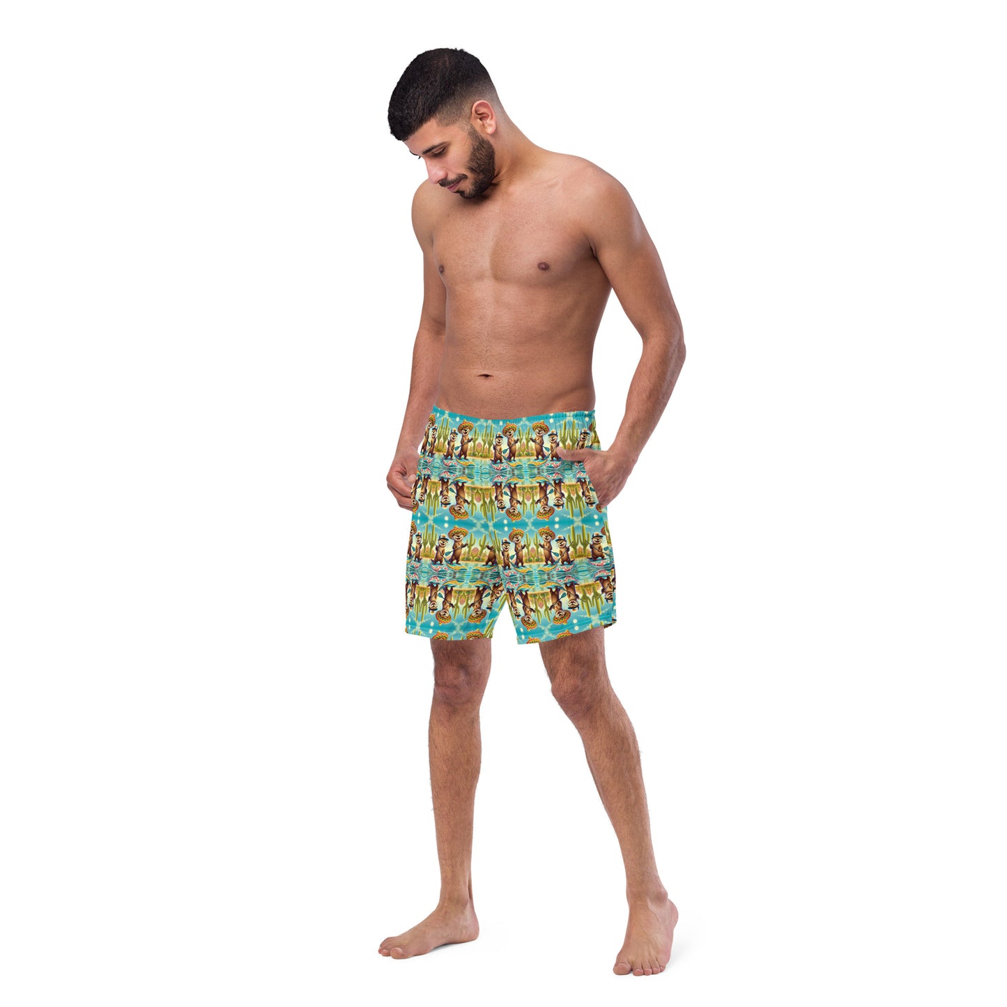 Otter Buddies - Men's swim trunks