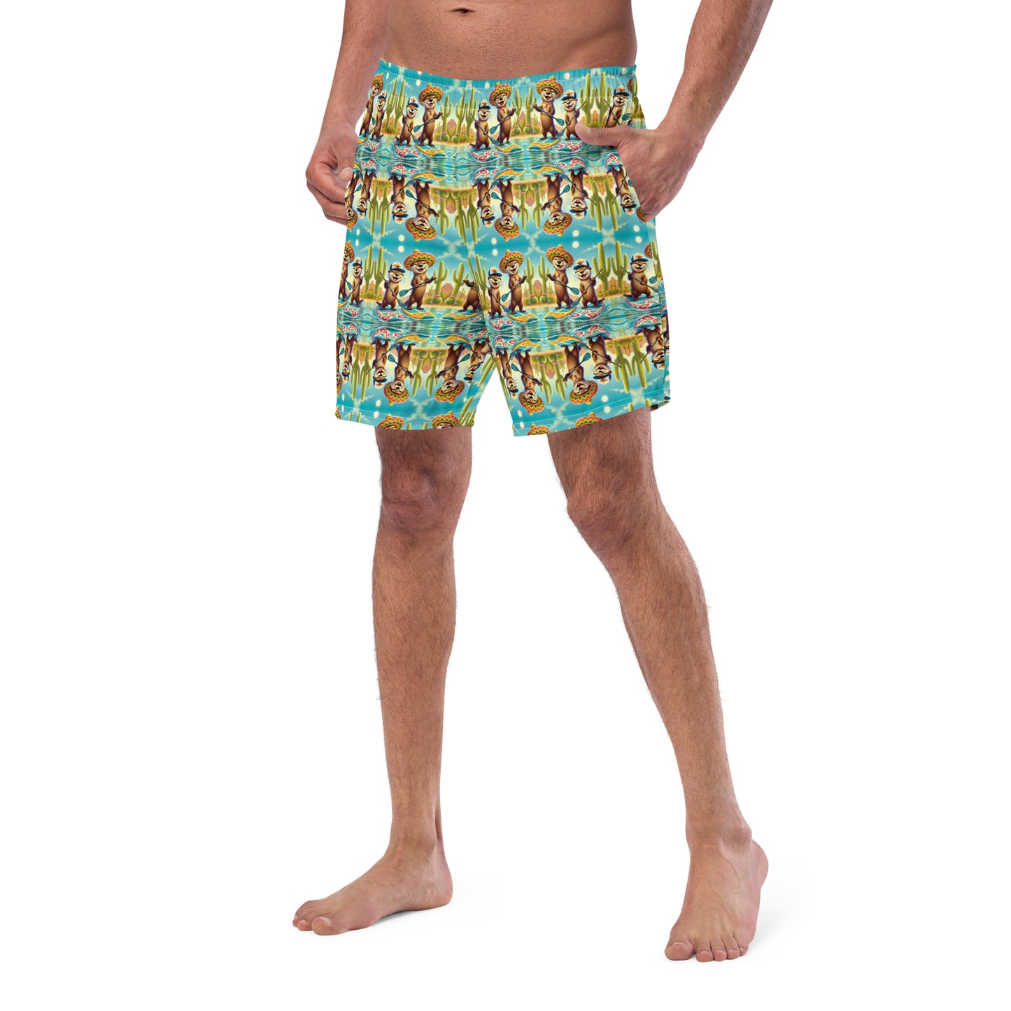 Otter Buddies - Men's swim trunks