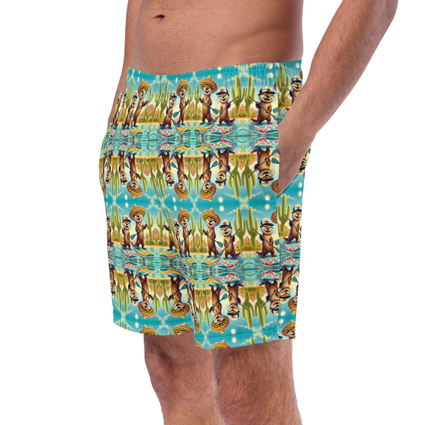 Otter Buddies - Men's swim trunks