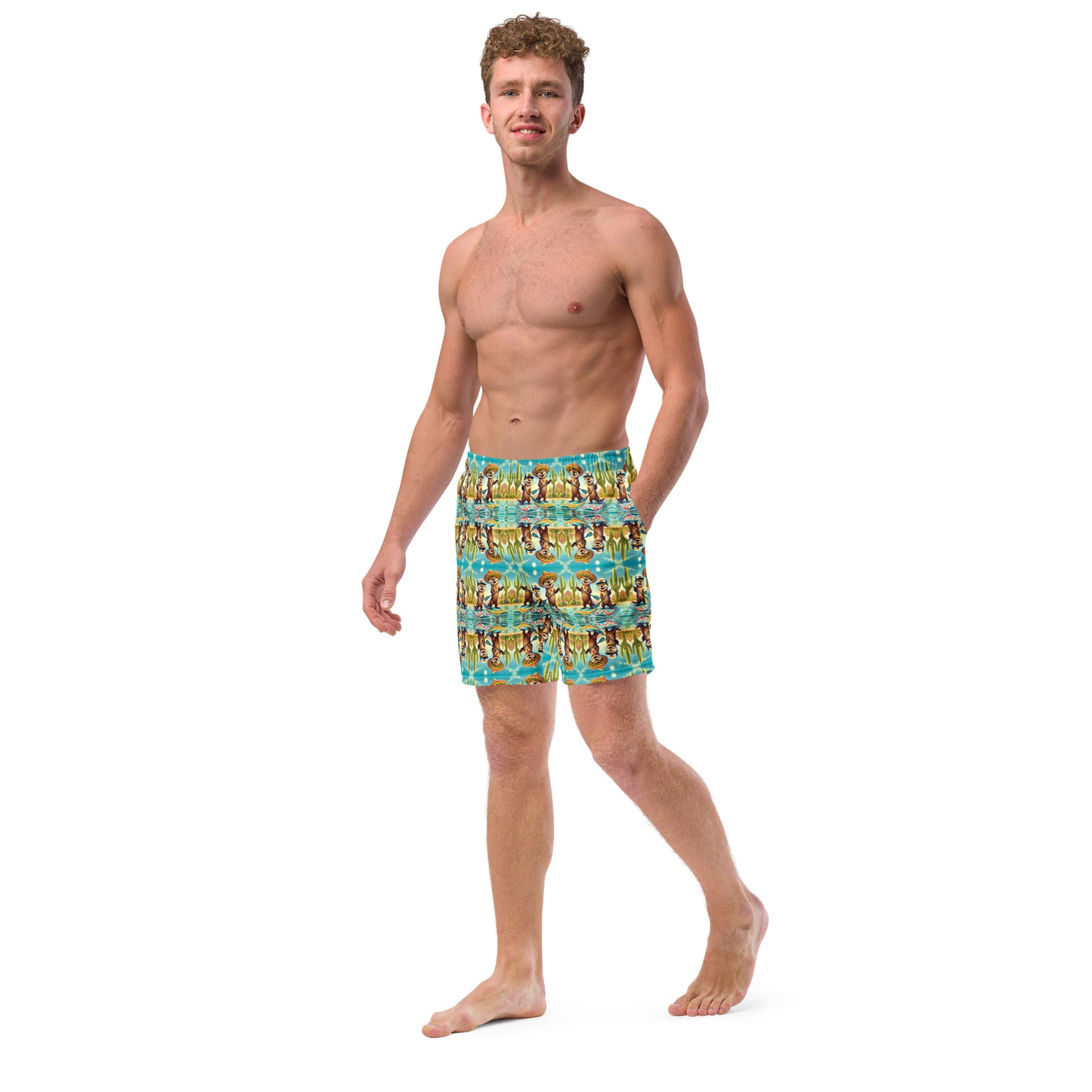 Otter Buddies - Men's swim trunks