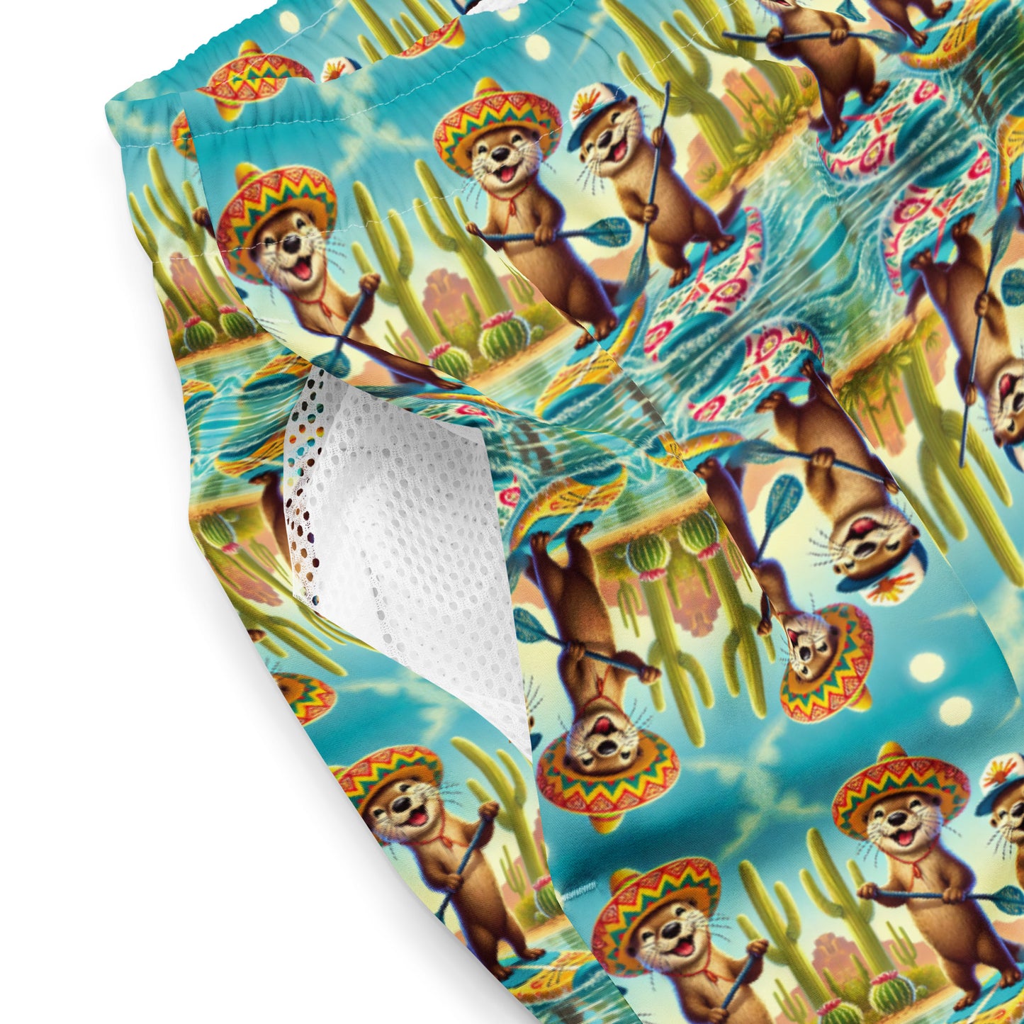 Otter Buddies - Men's swim trunks