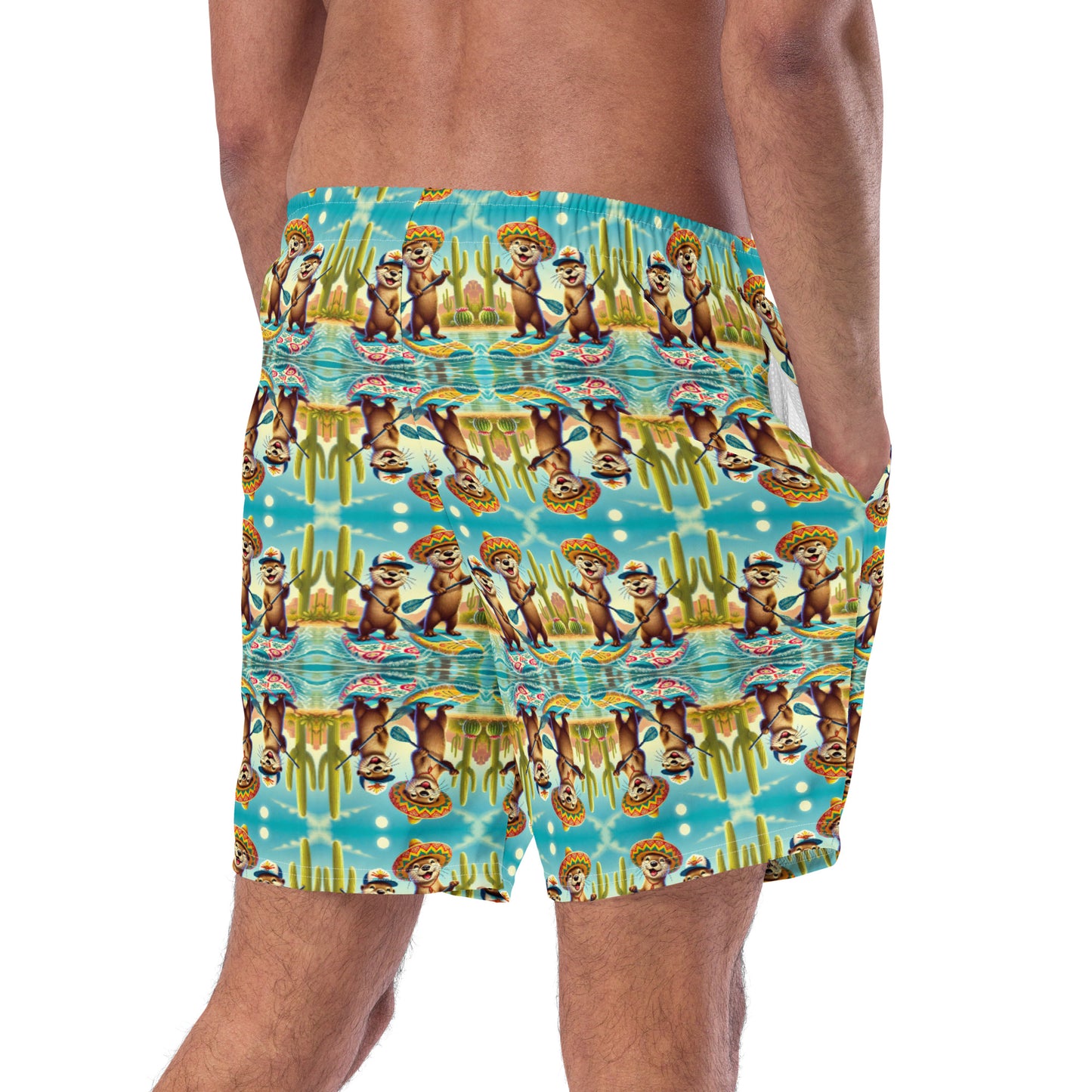 Otter Buddies - Men's swim trunks