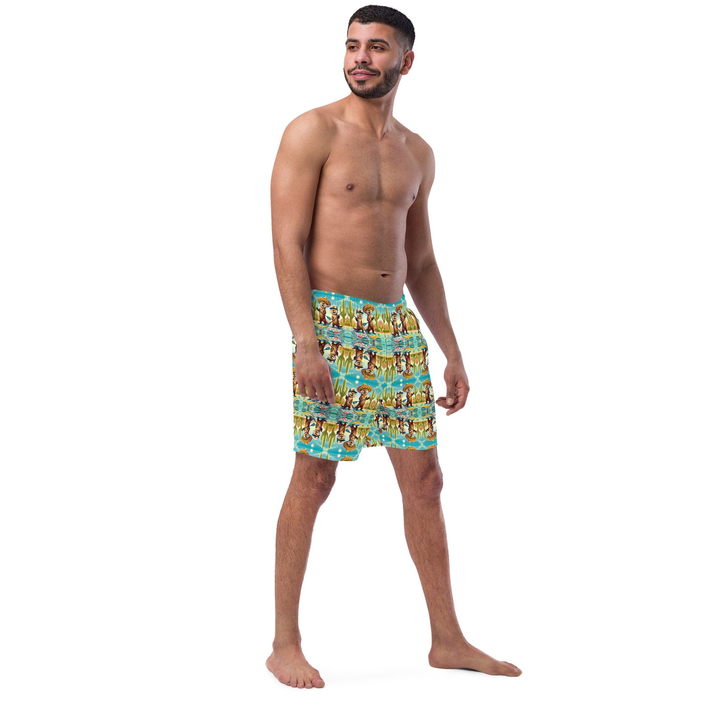 Otter Buddies - Men's swim trunks