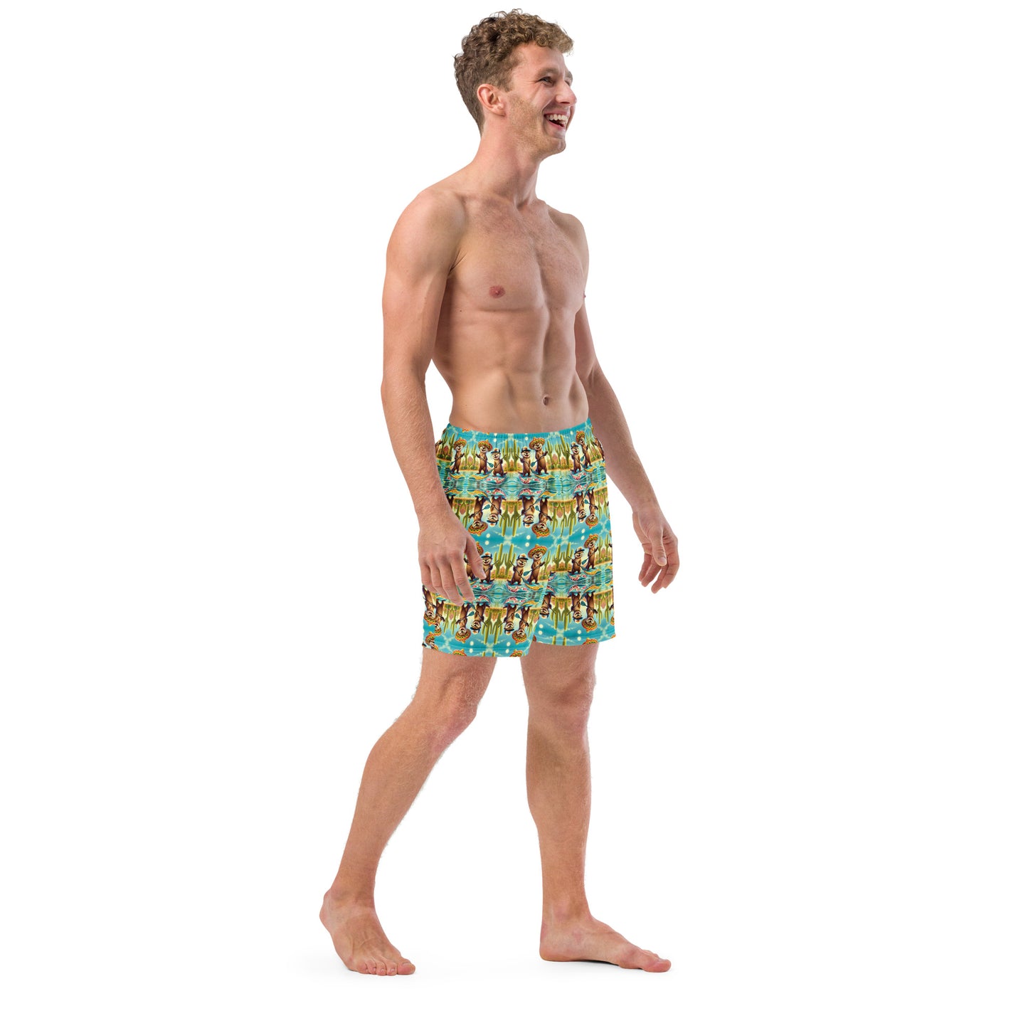 Otter Buddies - Men's swim trunks