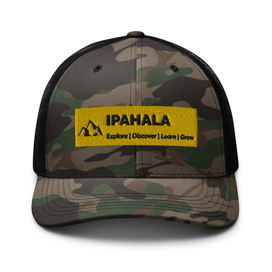 Camouflage trucker hat