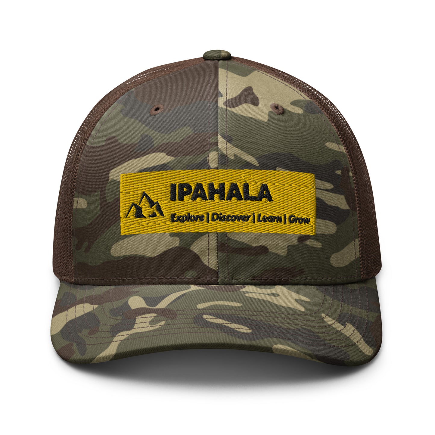 Camouflage trucker hat