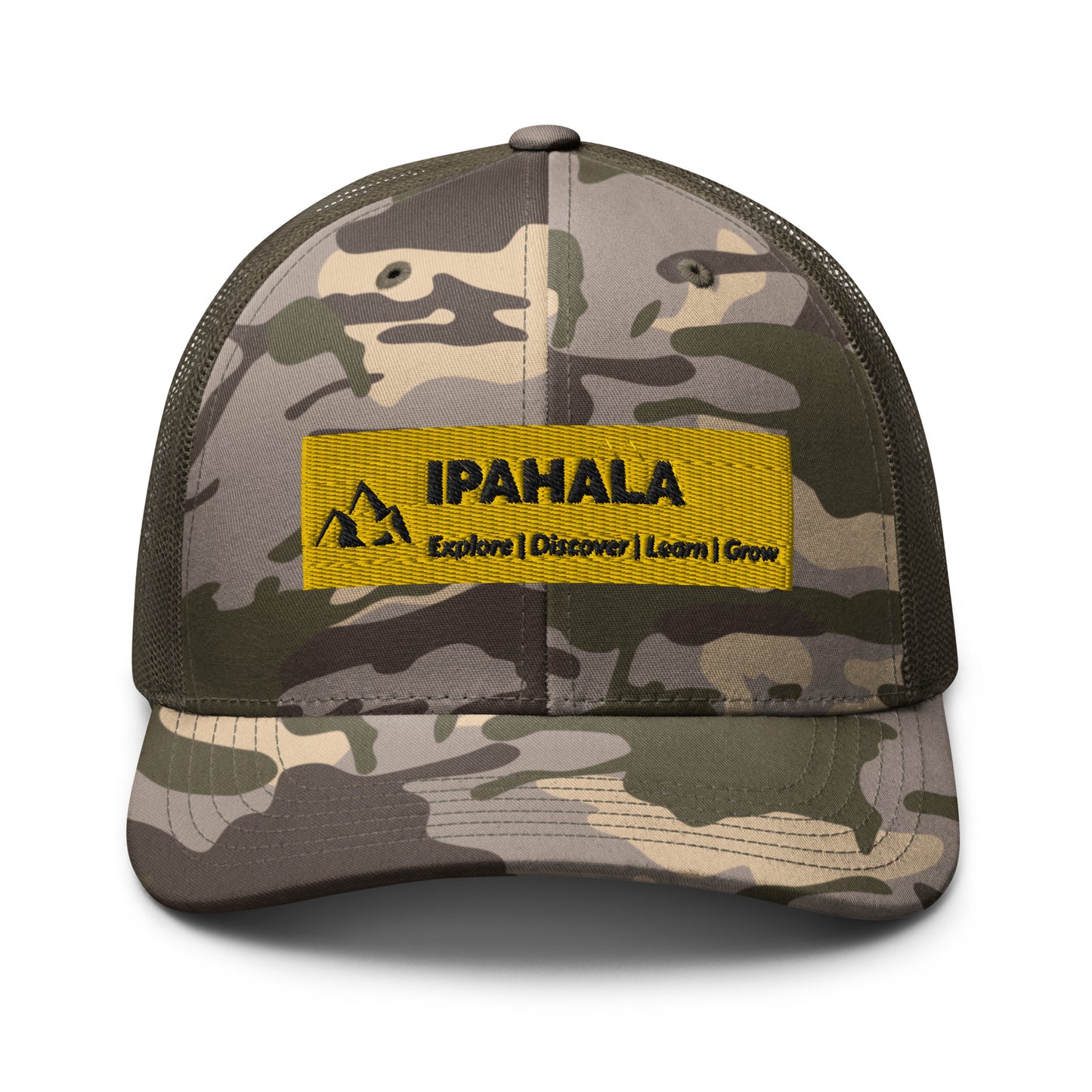 Camouflage trucker hat