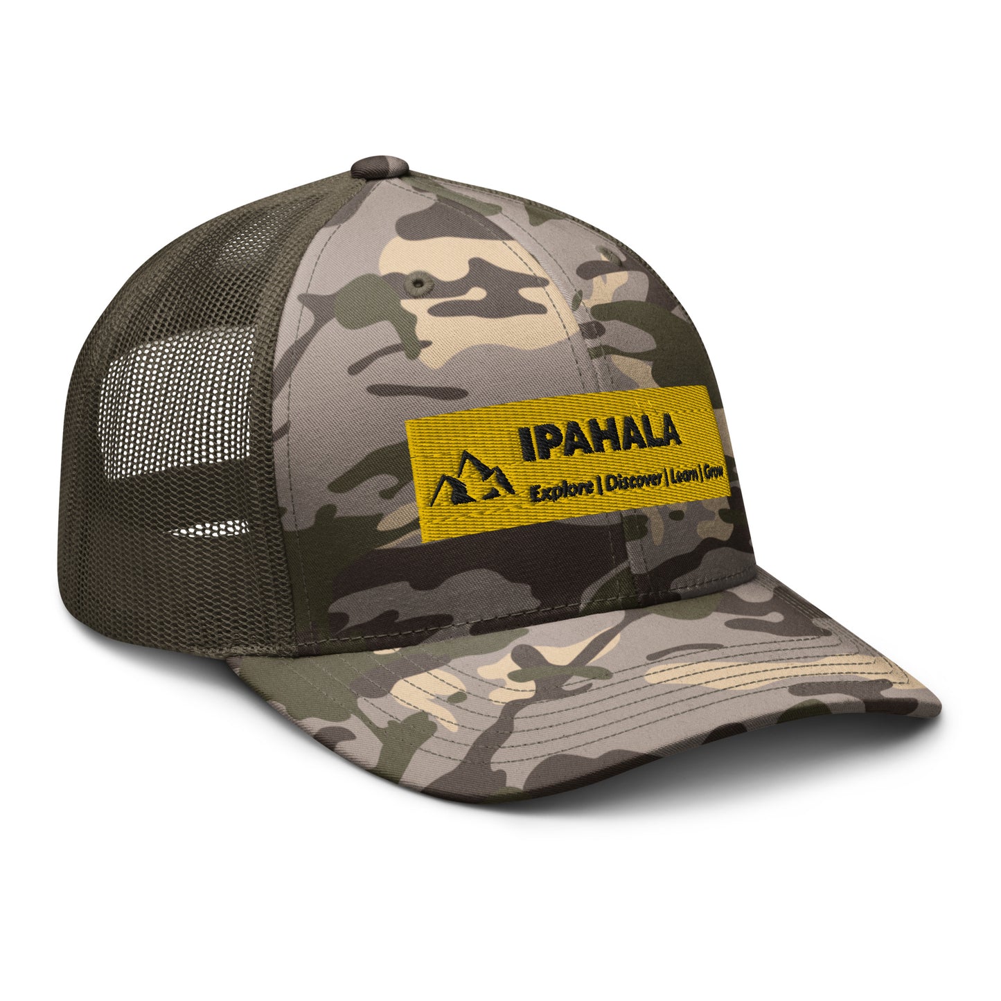 Camouflage trucker hat