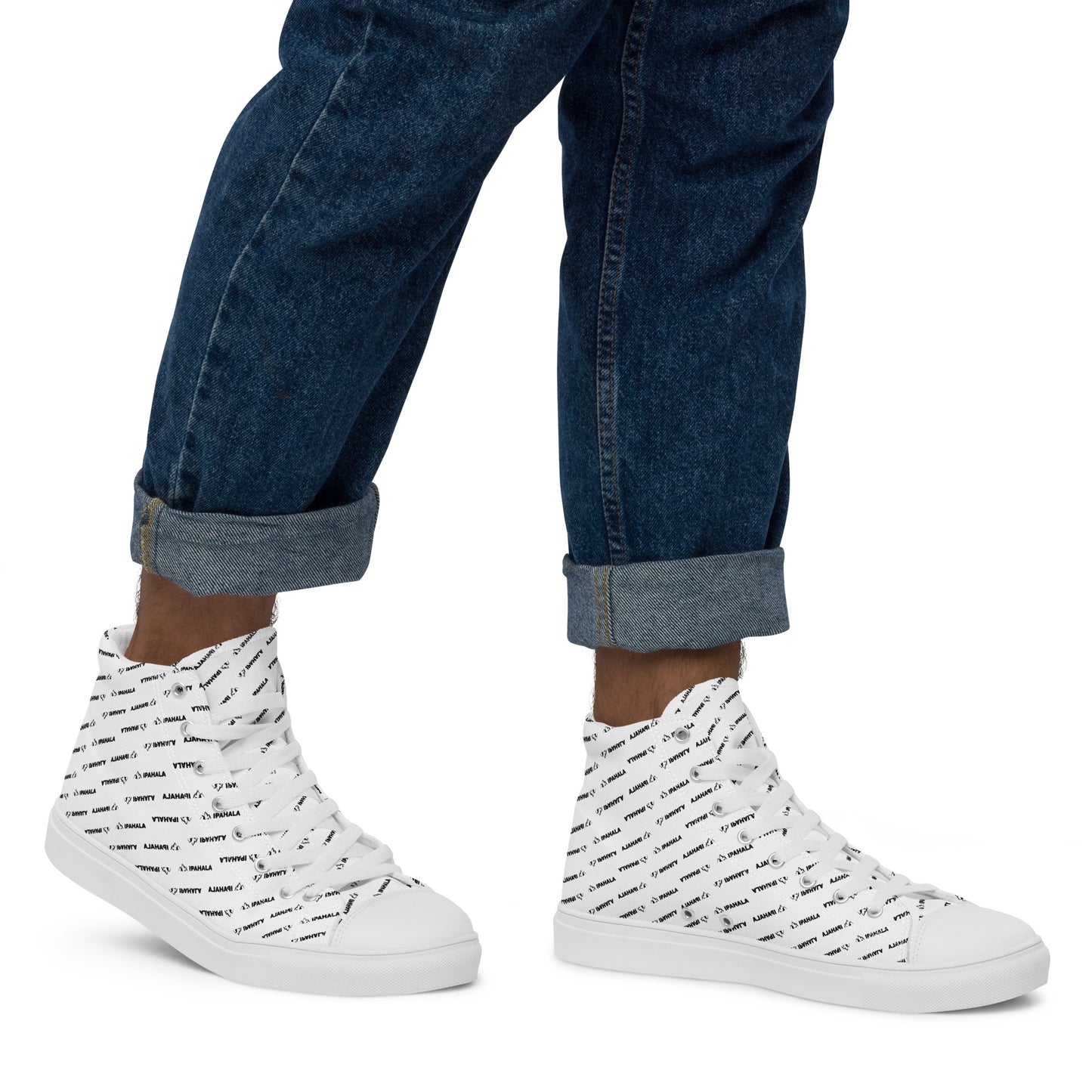 Men’s high top canvas shoes