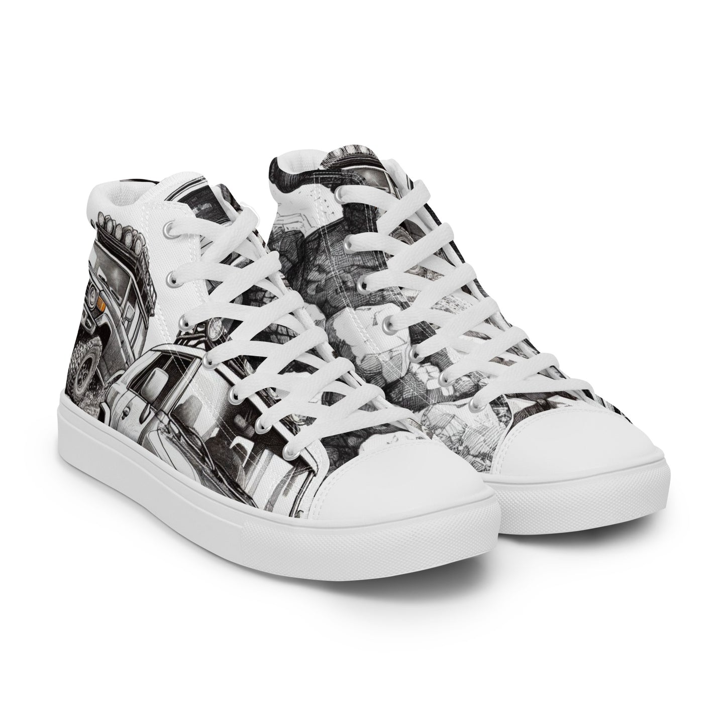 Yota Offroad - Men’s high top canvas shoes