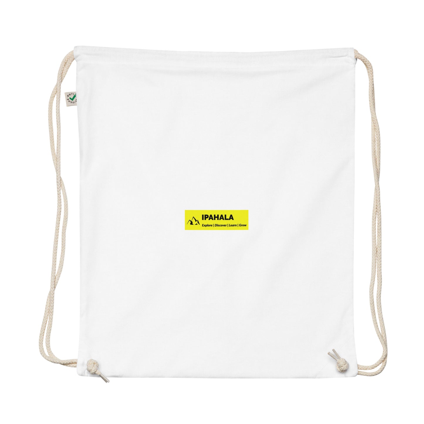 Organic cotton drawstring bag