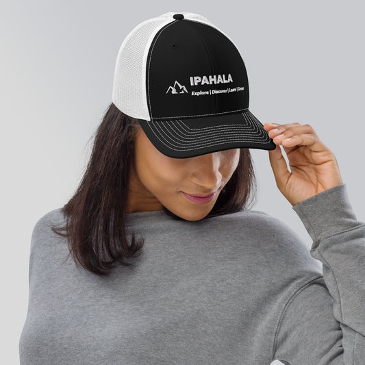 B&W White Logo - Trucker Cap